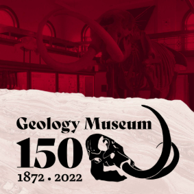 This image commemorates the 150th anniversary (1872–2022) of the Rutgers University Geology Museum.